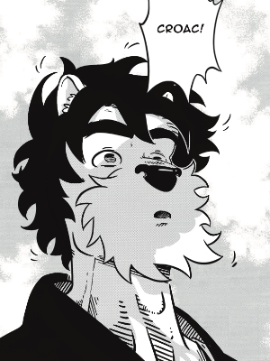 Zatoisha étonné de comprendre les croissements d'un corbeau.