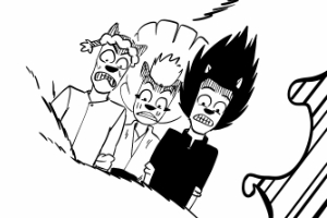 Shagato, Manasha et Shalag sont secourus par Shanel dans le tome 3.