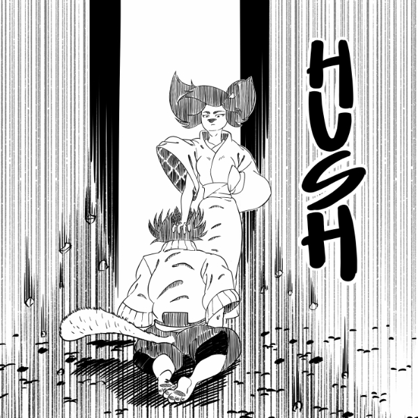 Kaigosha qui intervient pour soigner Miaousuke.